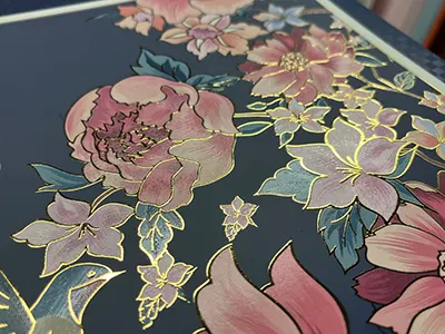 Cold foil Stamping on Gift box