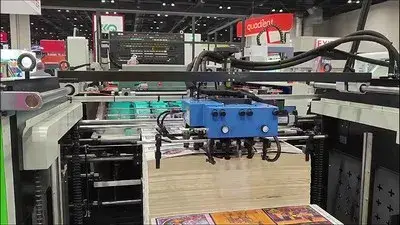 Automatic Screen Printing Line for Holographic Cold Foil Transfer